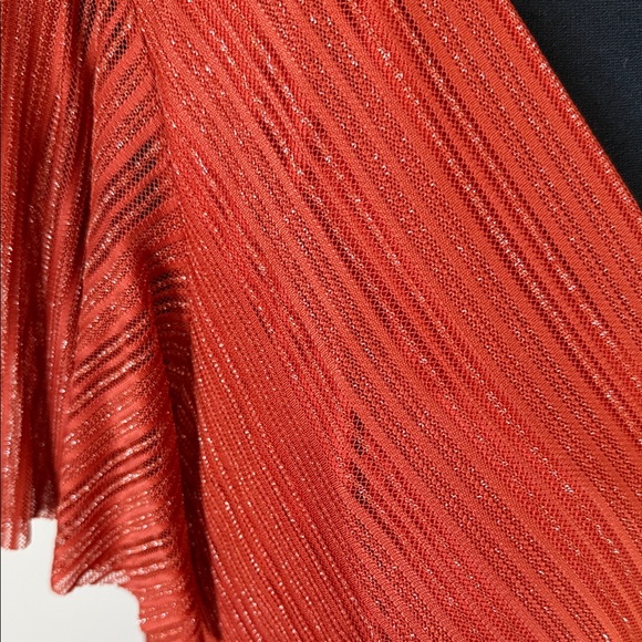 Ever Pretty Rust Orange Pleated Empire Waist Maxi Dress SKU1474 - Picture 4 of 10